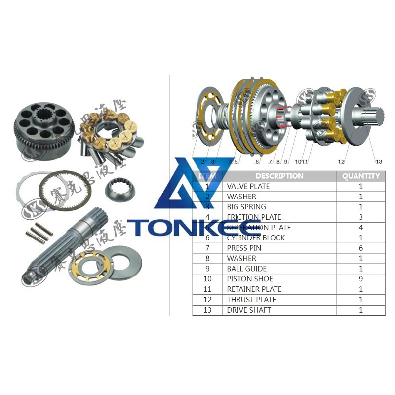  M2X210(EX270), PRESS PIN Swing Motor | Tonkee®