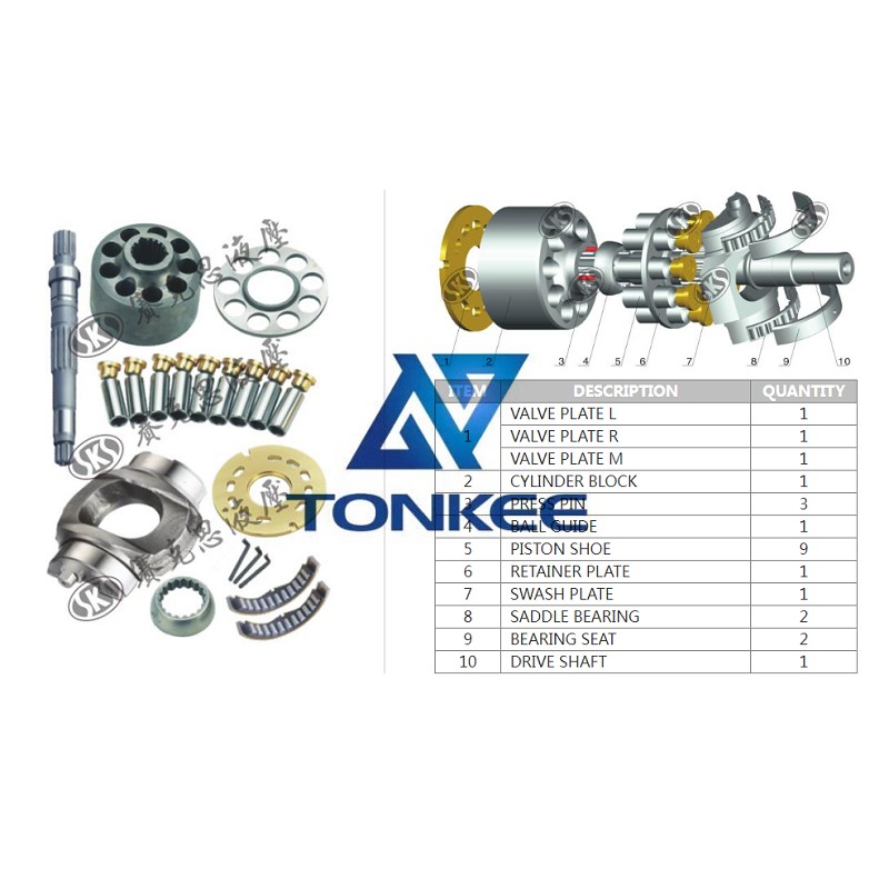 Buy A10VG18 VALVE PLATE R hydraulic pump | Tonkee®