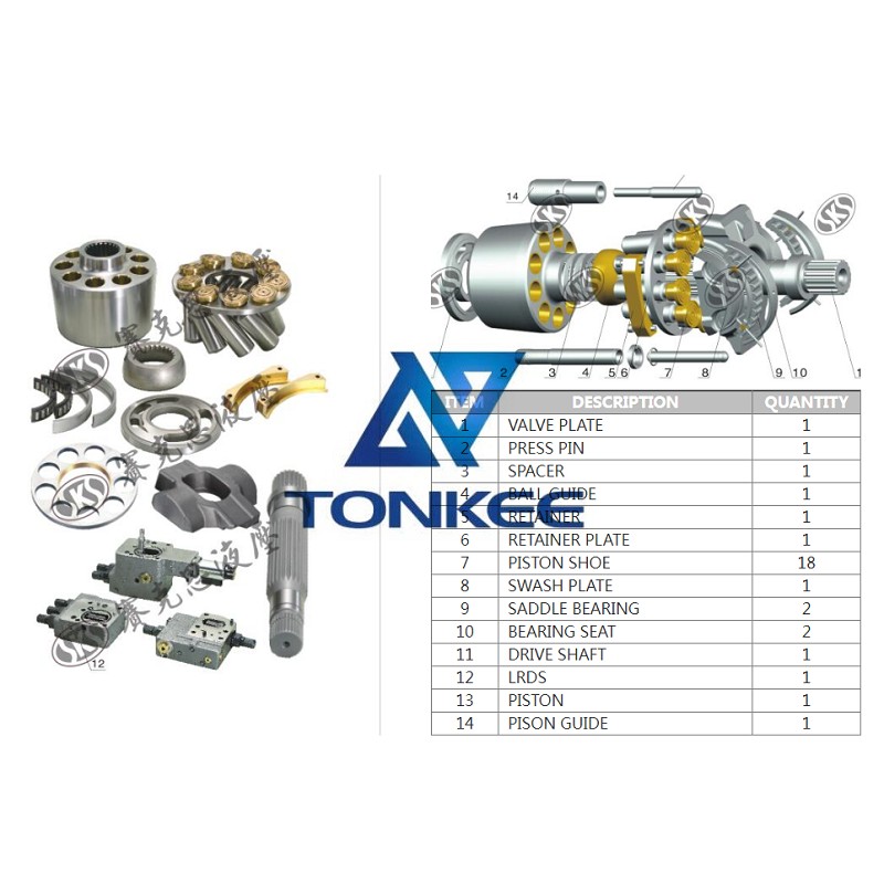 A11V130, SADDLE BEARING, hydraulic pump | Partsdic®