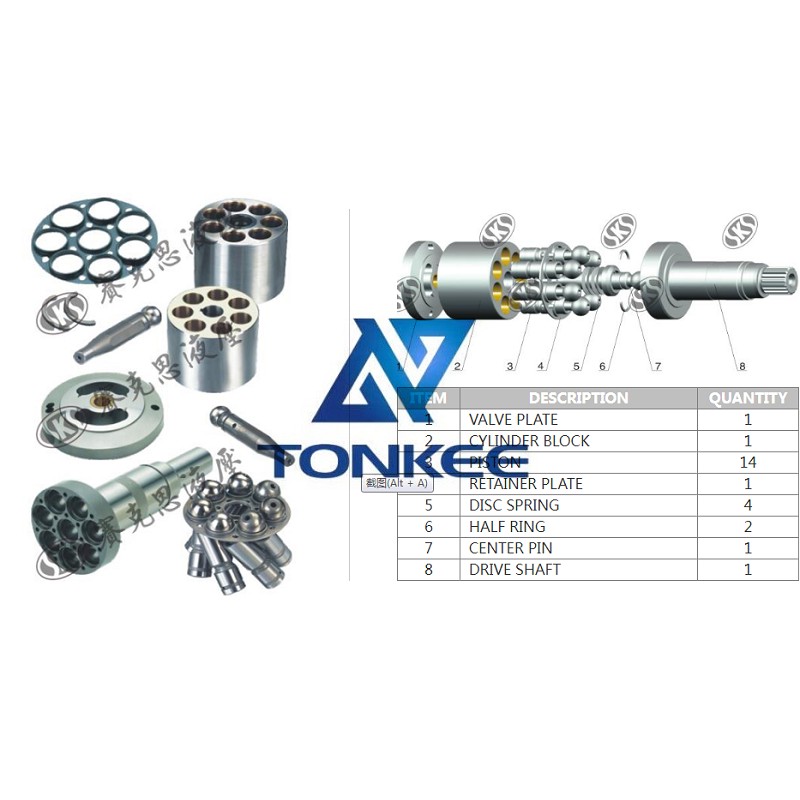 Buy 1 year warranty A2V915 VALVE PLATE hydraulic pump | Tonkee®
