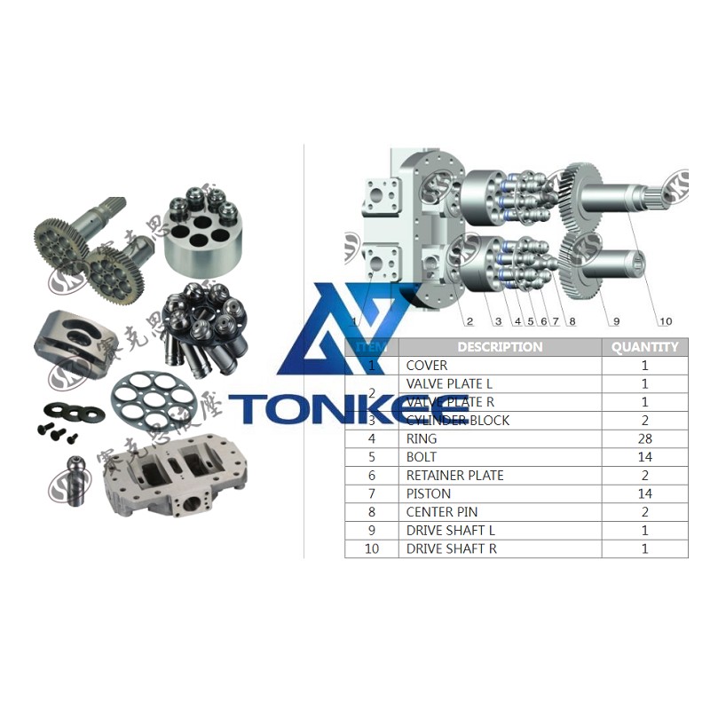  A08VO8, VALVE PLATE L hydraulic pump | Tonkee®