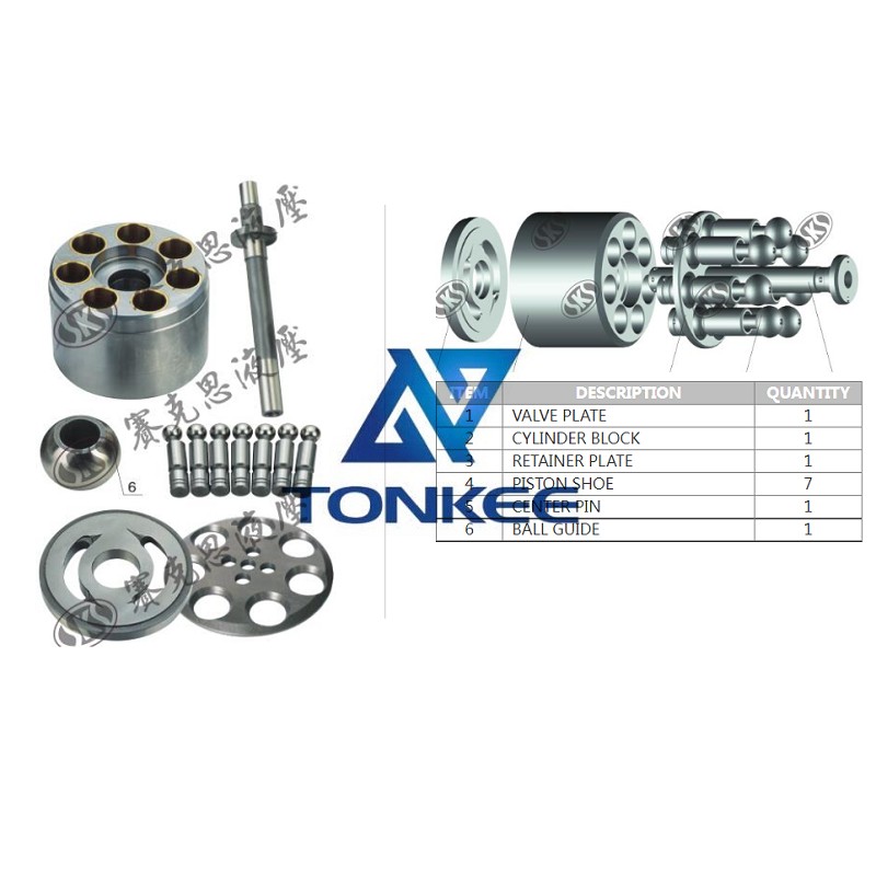 B2PV50(BPR50), CENTER PIN hydraulic pump | Tonkee®
