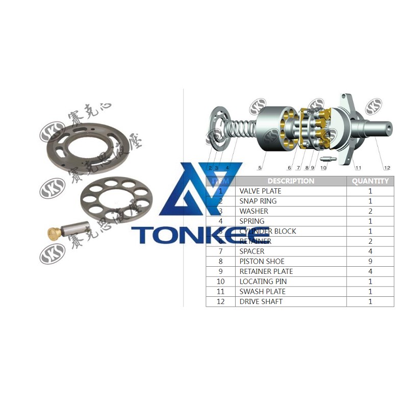 OEM BMHQ30 VALVE PLATE hydraulic pump | Partsdic®