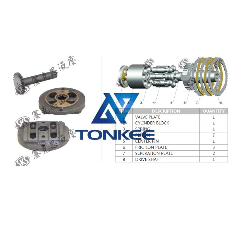 HMGC32, CYLINDER BLOCK hydraulic pump | Tonkee®