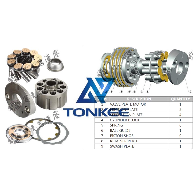 OEM HMGE36EA(ZX200 TRAVEL MOTOR) VALVE PLATE MOTOR | Tonkee®