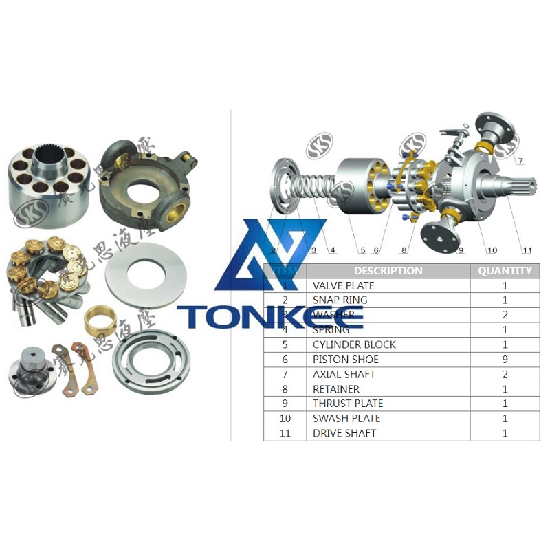 18 month warranty, KVC932, WASHER hydraulic pump | Tonkee®