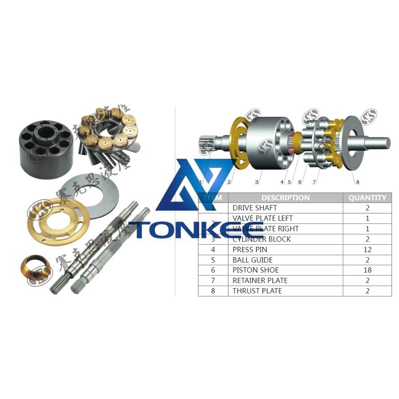 China NVK45(KOBELCO EXCAVATOR) DRIVE SHAFT | Tonkee®