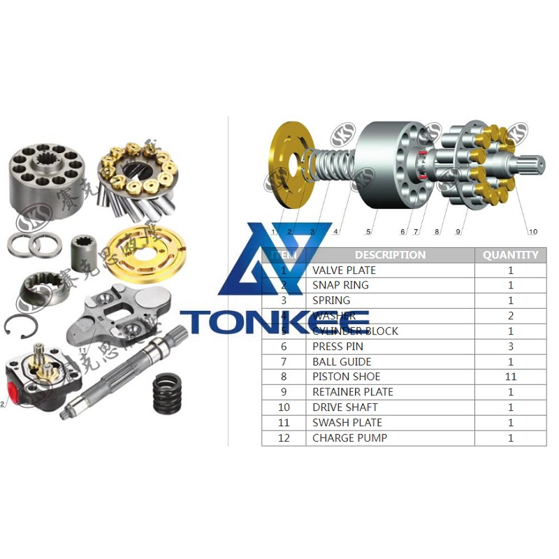 OEM PVK-2B-505(ZAX55 MAIN PUMP) VALVE PLATE | Partsdic®