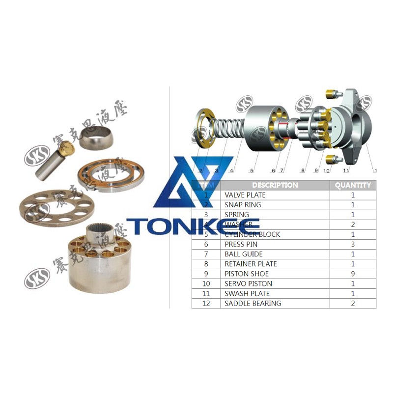  PVT64, CYLINDER BLOCK hydraulic pump | Tonkee®