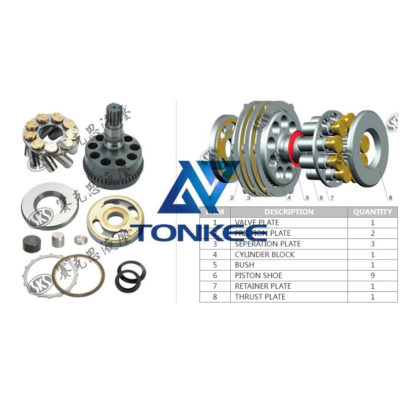 SG12, CYLINDER BLOCK, hydraulic pump | Partsdic®