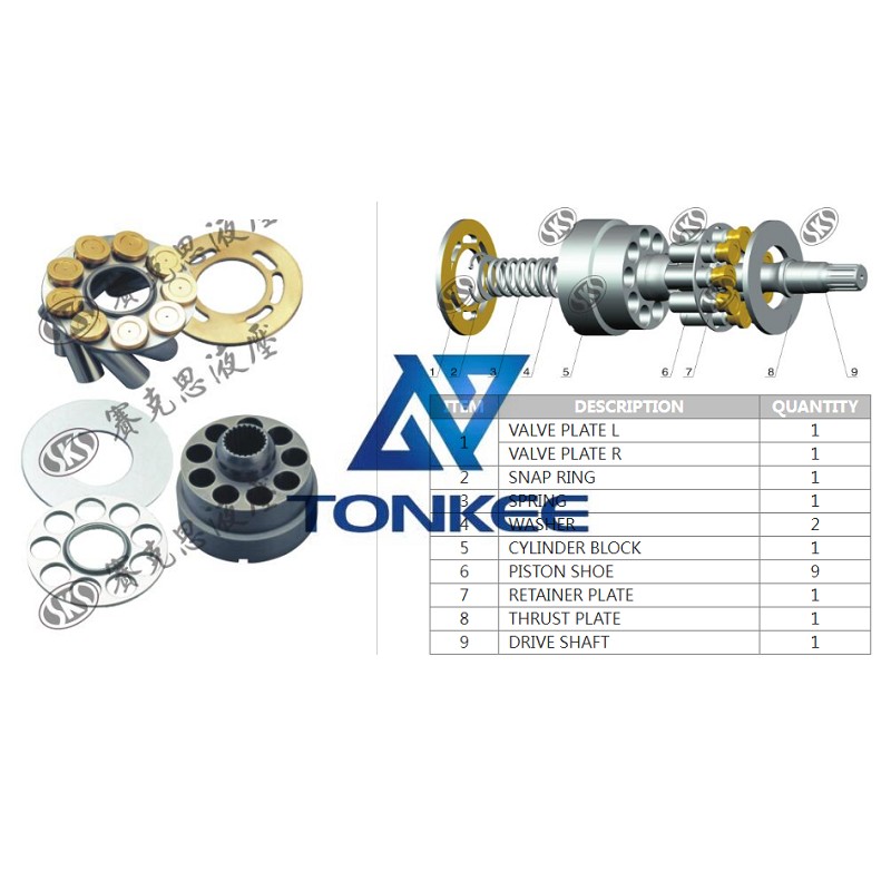 OEM SPV14 VALVE PLATE L hydraulic pump | Tonkee®