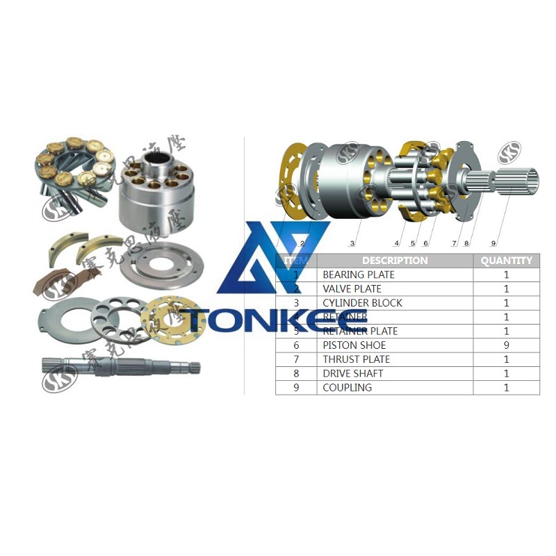  V30D250, RETAINER PLATE hydraulic pump | Tonkee®